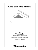 Thermador PB30 User manual