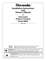 Thermador SB2B User manual