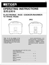 Tiger Products Co., Ltd Corporation Rice Cooker JNP User manual