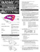 Tiger Sports Trivia Game 65-154 User manual