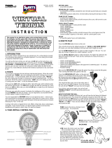 Hasbro Virtual Tennis 66-007 User manual