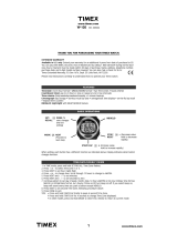 Timex W-105 User manual