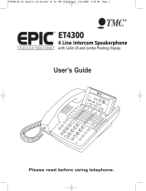 TMC EPIC ET4300 User manual