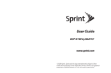 Sanyo SCP-2700 Sprint User manual