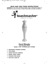 Toastmaster 1739MEX User manual