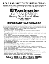 Toastmaster 1770U User manual