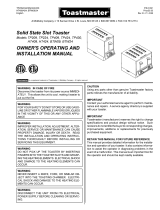 Toastmaster HT424 User manual