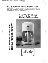 Toastmaster MEFB2W User manual
