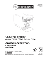 Toastmaster TB208 User manual