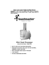 Toastmaster TFP2 User manual