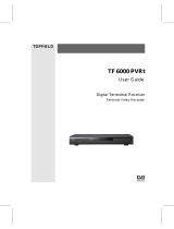 Topfield TF 6000 PVRt User manual