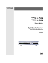 Topfield TF 5510 PVR User manual