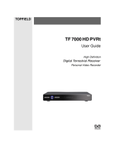 Topfield TF 7000 HD PVRt User manual