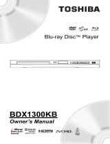 Toshiba BDX1300 User manual