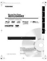 Toshiba BDX2000KE User manual