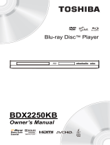 Toshiba BDX2250 User manual