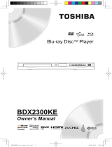 Toshiba BDX2300 User manual