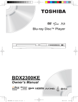 Toshiba BDX2300KE User manual