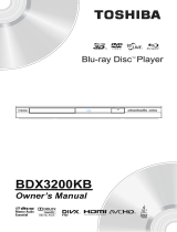 Toshiba BDX3200 User manual