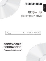 Toshiba BDX3400 Owner's manual