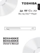 Toshiba BDX5400KE Owner's manual