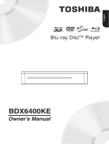 Toshiba BDX6400 User manual