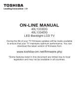 Toshiba L1334/40 User manual