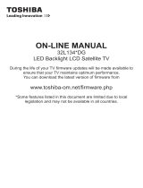 Toshiba L1343/32 Owner's manual