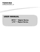 Toshiba L7463/42 User manual