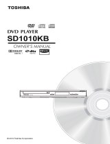 Toshiba SD1010 Owner's manual