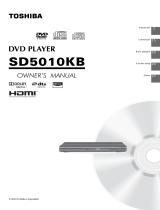 Toshiba SD3010KE Owner's manual