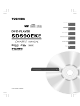 Toshiba SD-590E Owner's manual