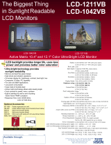 Tote Vision LCD-1211VB User manual