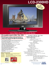 Tote Vision LCD-2300HD User manual