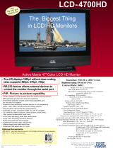Tote Vision LCD-4700HD User manual
