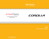 Toyota 00505-QRG09-COR User manual