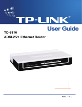 TP-LINK TD-8816 User manual