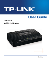 TP-LINK TD-8616 User manual