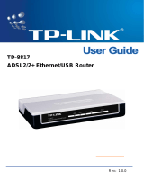 TP-LINK TD-8817 User manual