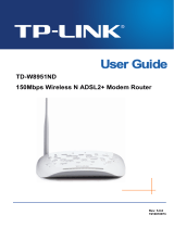 TP-LINK TD-W8951ND User manual
