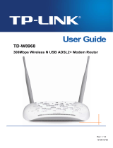 TP-LINK TD-W8968 User manual