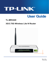 TP-LINK TL-MR3220 User manual