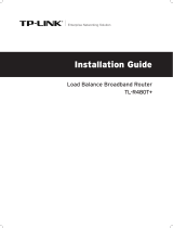 TP-LINK SafeStream TL-R480T+ Installation guide