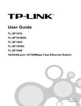 TP-LINK TL-SF1016DS User manual