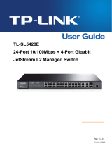 TP-LINK JetStream TL-SL5428E User manual