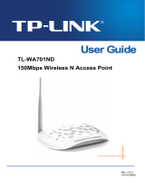TP-LINK TL-WA701ND User manual