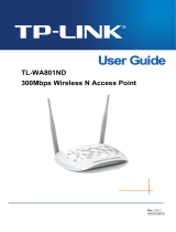 TP-LINK TL-WA801ND Owner's manual