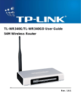 TP-LINK TL-WR340G User manual