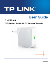 TP-LINK WiFi Pocket Router/AP/TV Adapter/repeater User manual