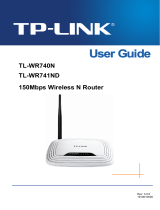 TP-LINK TL-WR741ND User manual